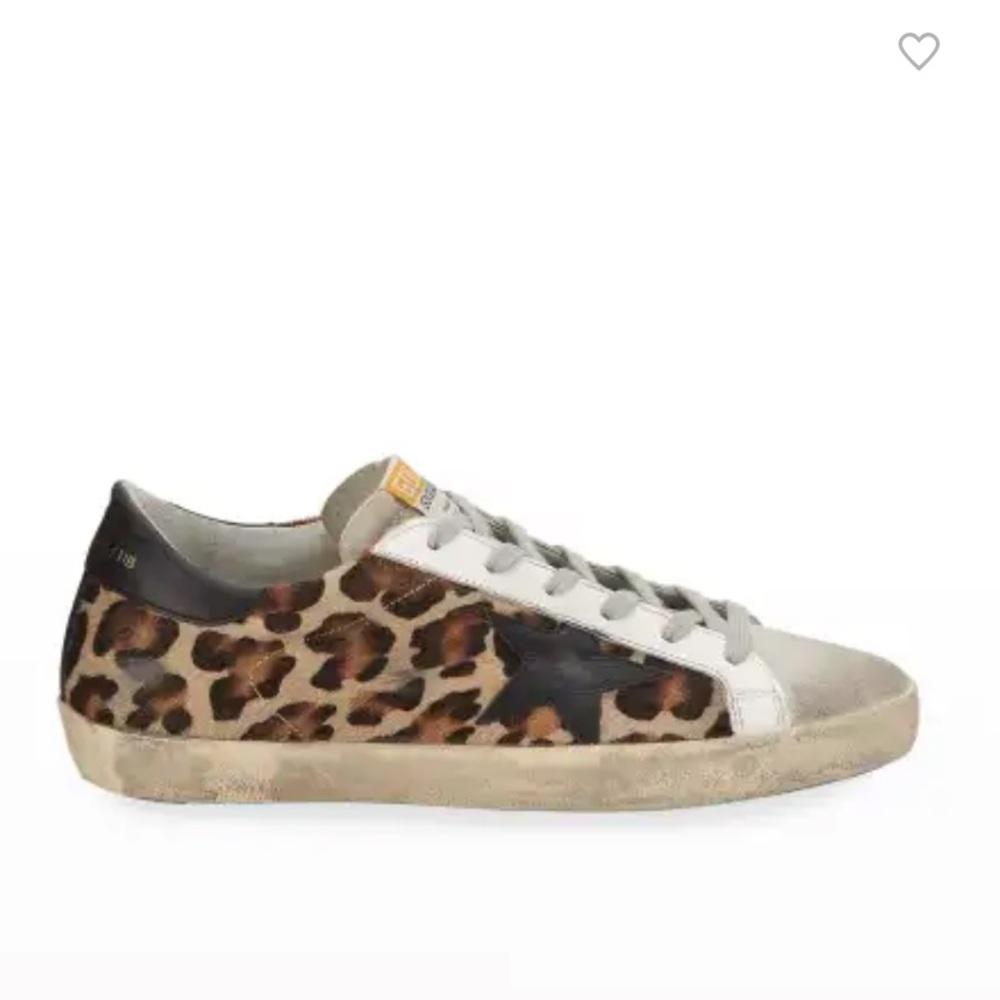 Golden Goose Cheetah Print Sneakers